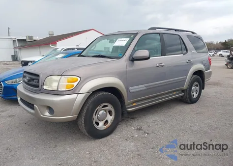 2001 Toyota Sequoia Sr5 V8 z USA, uszkodzony, nr VIN 5TDZT34A91S018112